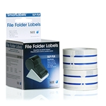 Original Seiko Blue Stripe File Folder Labels, SLP-FLB